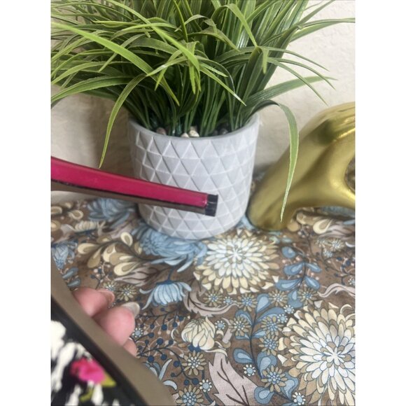 Betsey Johnson Prince-P Heels Floral pink green black white bow size 8.5M - Picture 10 of 16